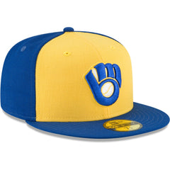 Milwaukee Brewers Cooperstown Collection Wool 59FIFTY Fitted Hat Yellow