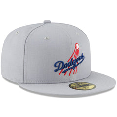 Los Angeles Dodgers Cooperstown Collection Wool 59FIFTY Fitted Hat Gray