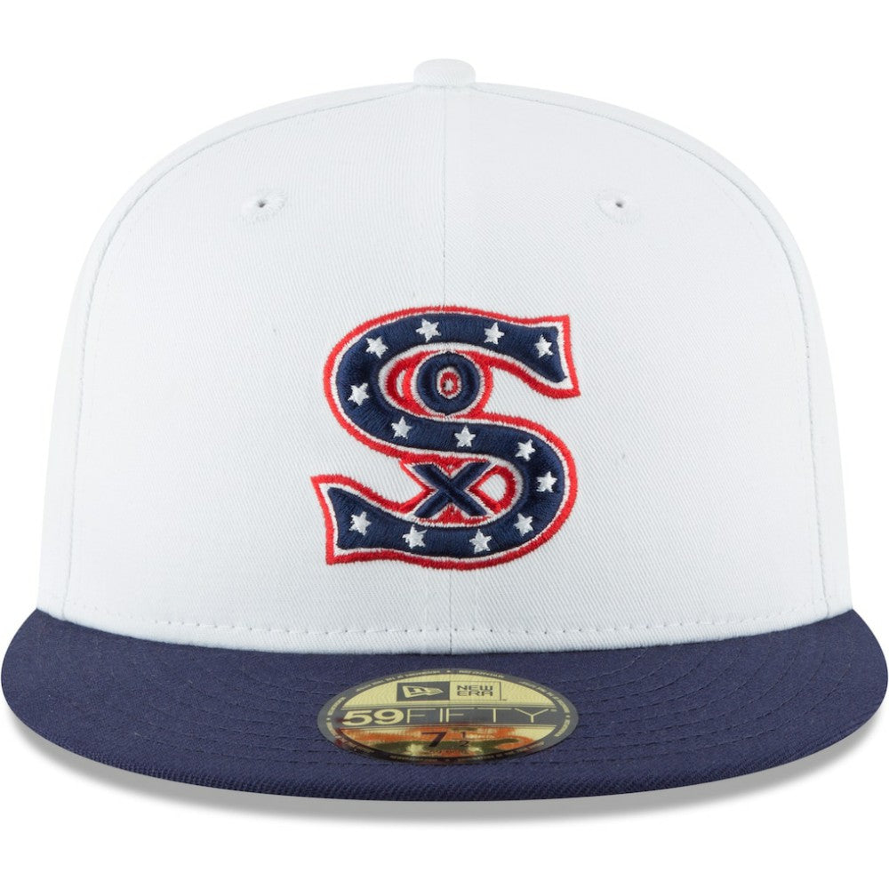 Chicago White Sox Cooperstown Collection Wool 59FIFTY Fitted Hat White