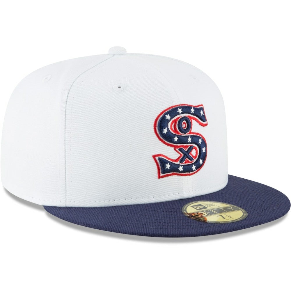 Chicago White Sox Cooperstown Collection Wool 59FIFTY Fitted Hat White