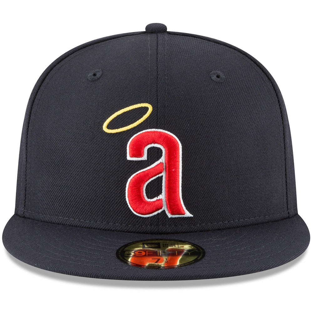 California Angels Cooperstown Collection Wool 59FIFTY Fitted Hat Navy