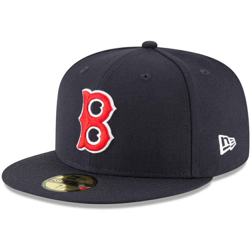 Boston Red Sox Cooperstown Collection Wool 59FIFTY Fitted Hat Navy