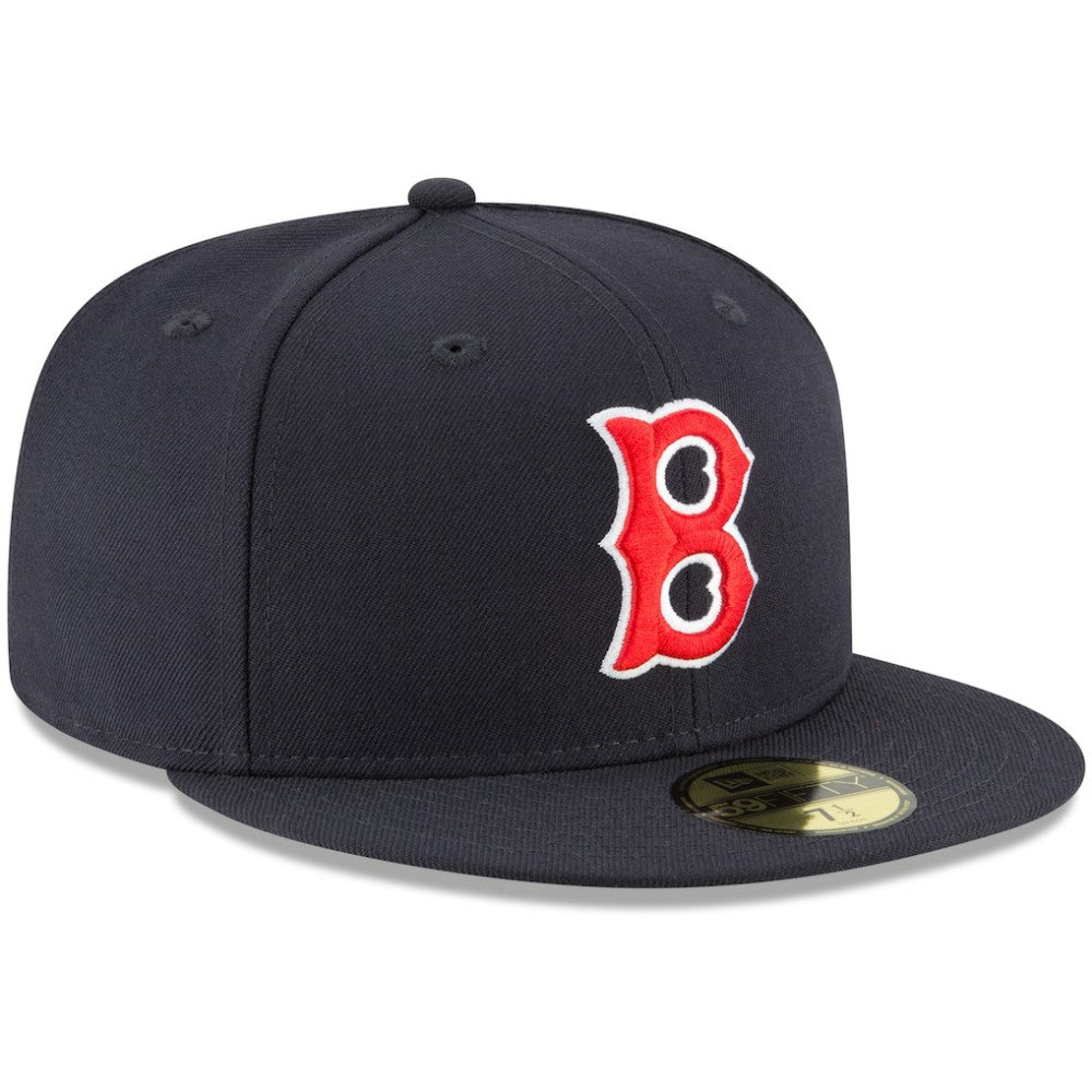 Boston Red Sox Cooperstown Collection Wool 59FIFTY Fitted Hat Navy