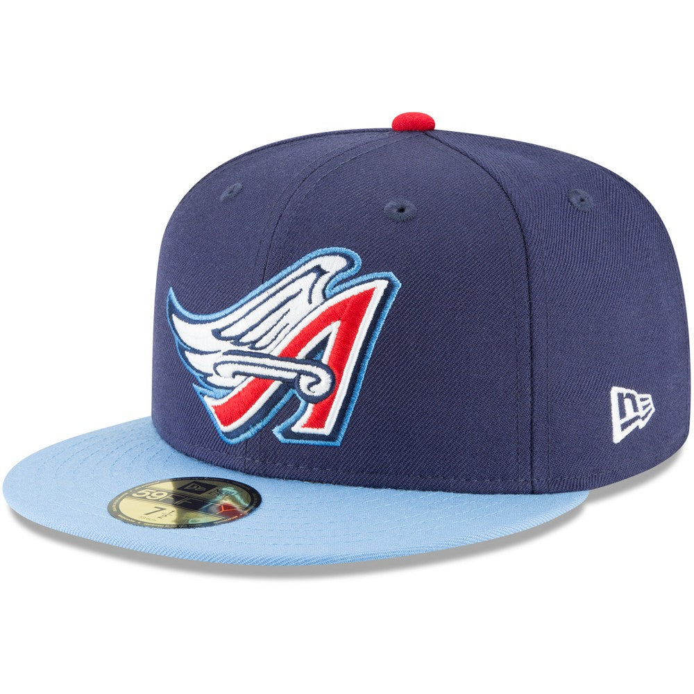 California Angels Cooperstown Collection Wool 59FIFTY Fitted Hat Navy