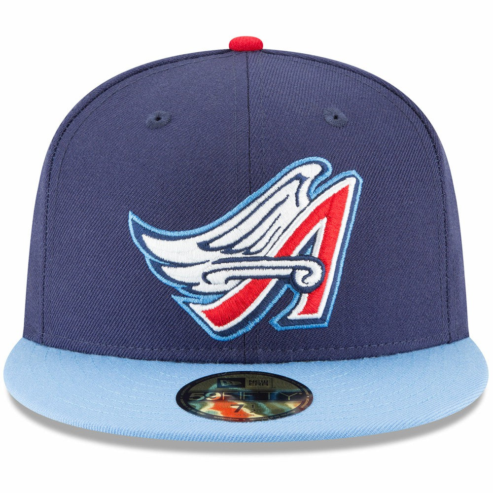 California Angels Cooperstown Collection Wool 59FIFTY Fitted Hat Navy