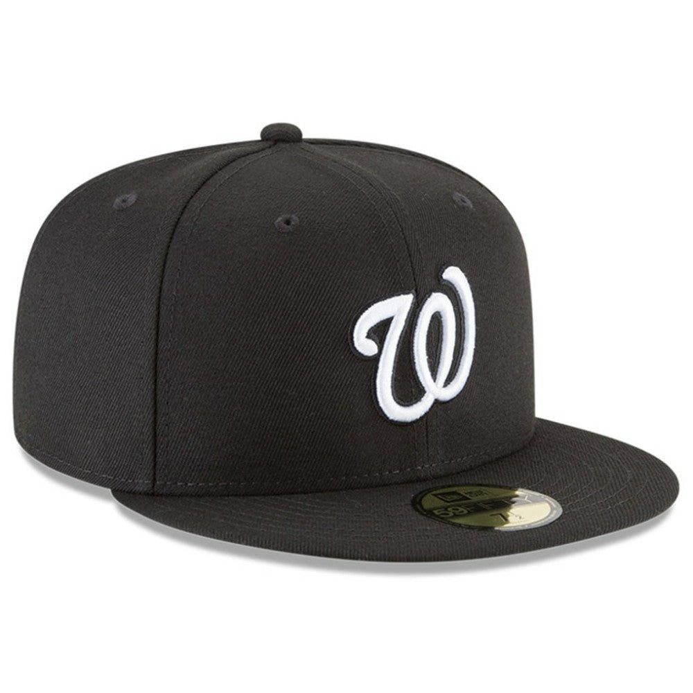 Washington Nationals 59FIFTY Fitted Hat Black