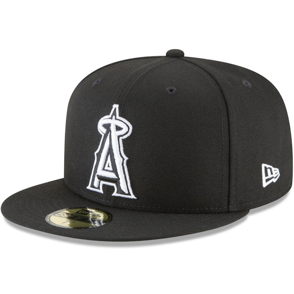 Los Angeles Angels 59FIFTY Fitted Hat Black