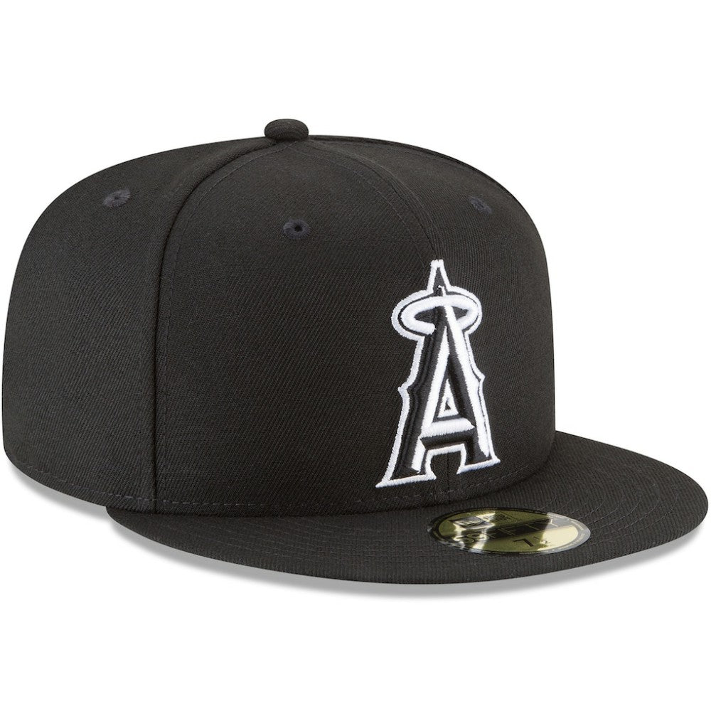 Los Angeles Angels 59FIFTY Fitted Hat Black