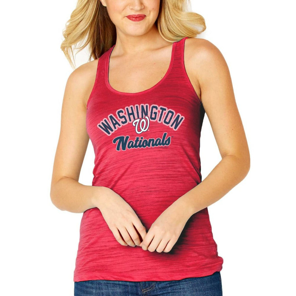 Washington Nationals Soft as a Grape Women's Multicount Racerback Tank Top Red