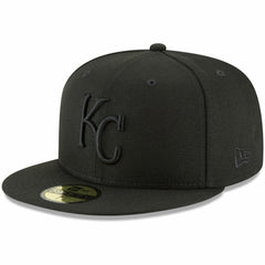 Kansas City Royals Primary Logo Basic 59FIFTY Fitted Hat Black