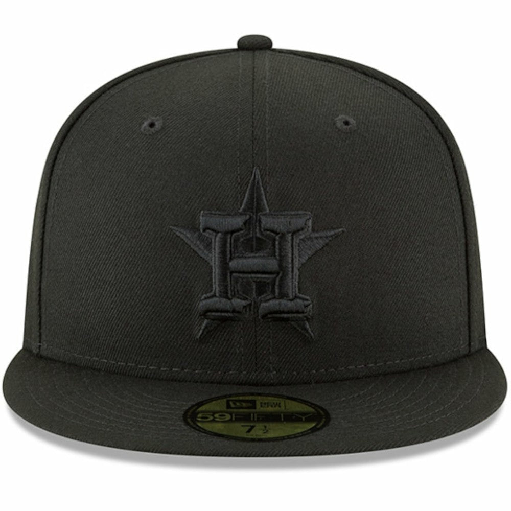 Houston Astros Primary Logo Basic 59FIFTY Fitted Hat Black