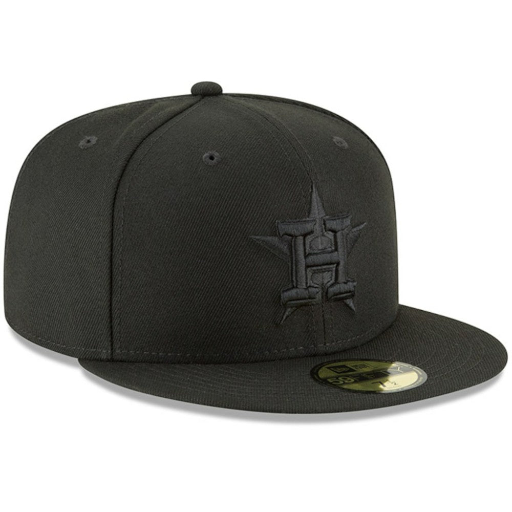 Houston Astros Primary Logo Basic 59FIFTY Fitted Hat Black