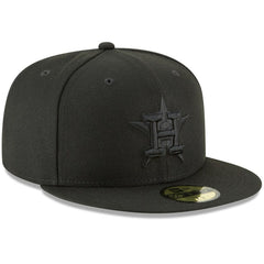 Houston Astros Primary Logo Basic 59FIFTY Fitted Hat Black