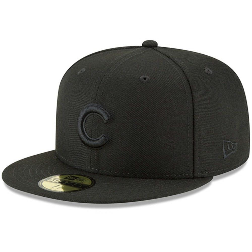 Chicago Cubs Primary Logo Basic 59FIFTY Fitted Hat Black