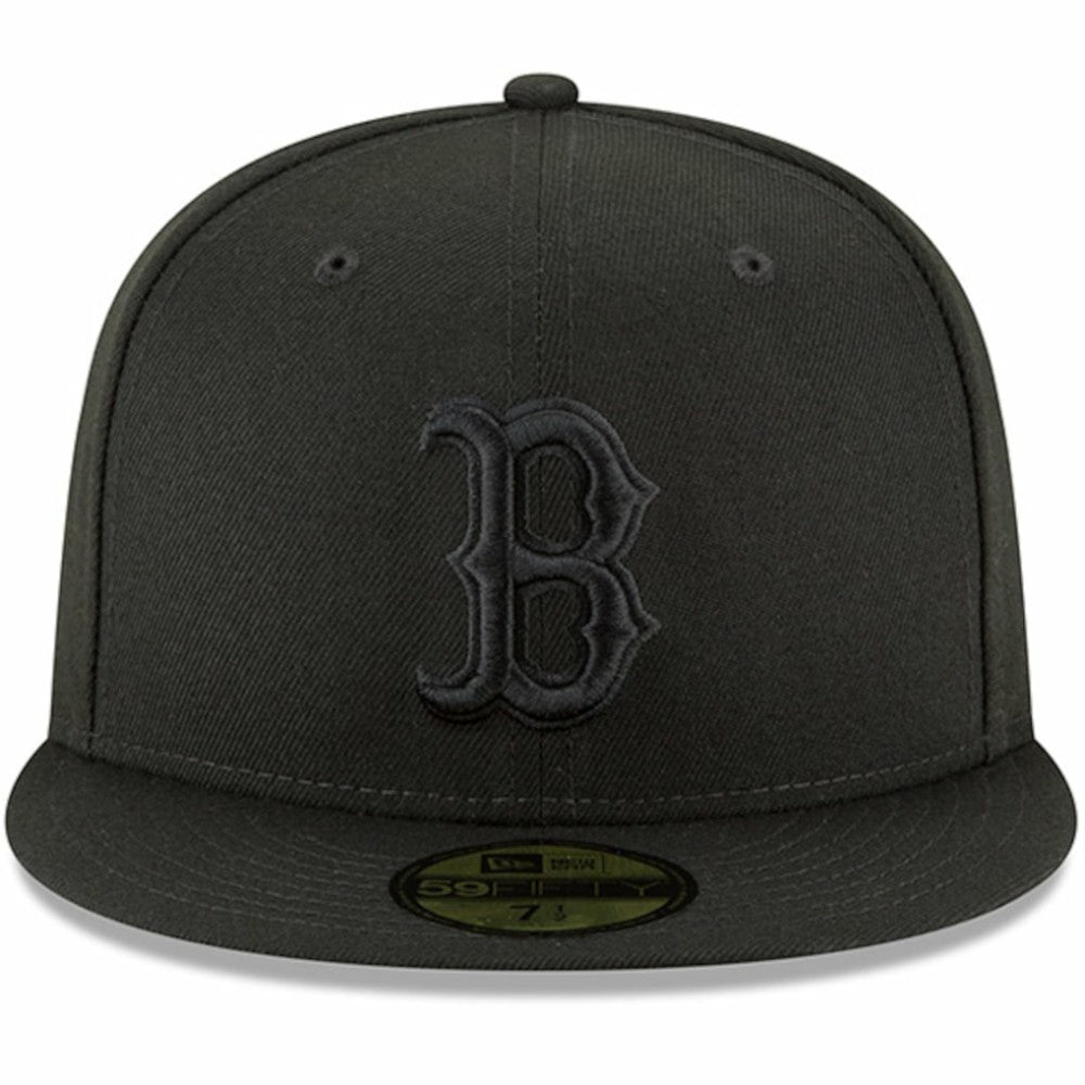 Boston Red Sox Primary Logo Basic 59FIFTY Fitted Hat Black
