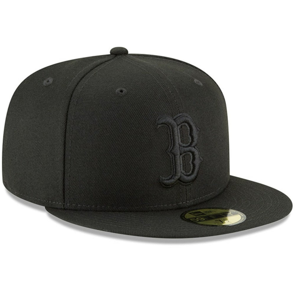 Boston Red Sox Primary Logo Basic 59FIFTY Fitted Hat Black