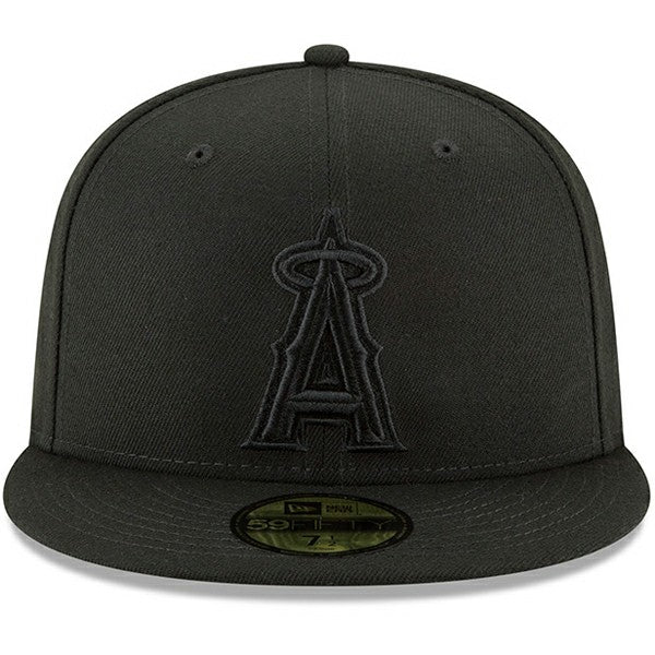 Los Angeles Angels Primary Logo Basic 59FIFTY Fitted Hat Black