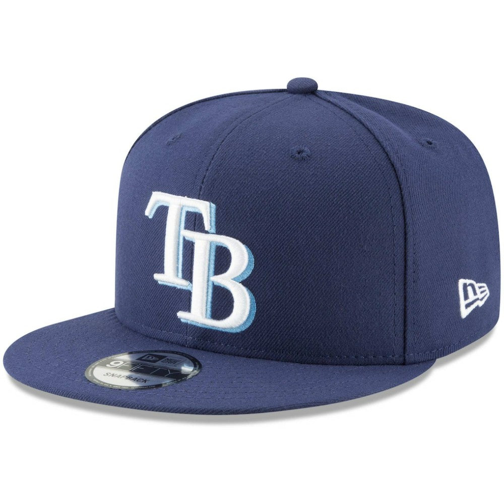 Tampa Bay Rays Team Color 9FIFTY Snapback Hat Navy