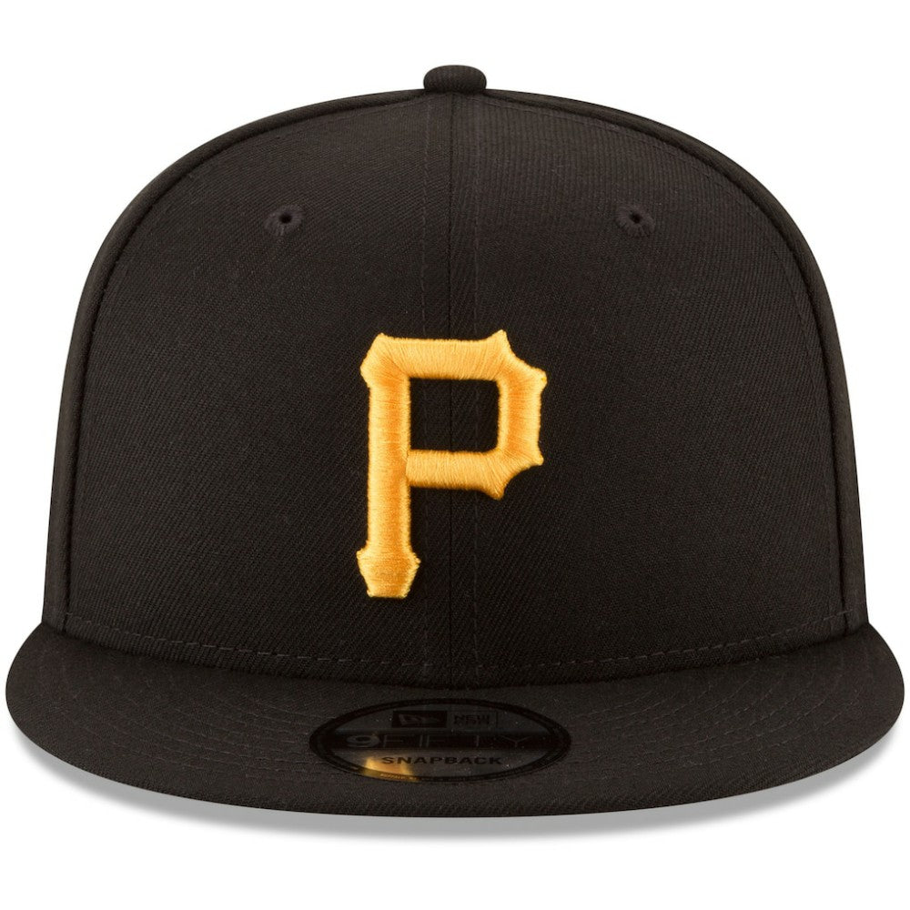 Pittsburgh Pirates Team Color 9FIFTY Snapback Hat Black