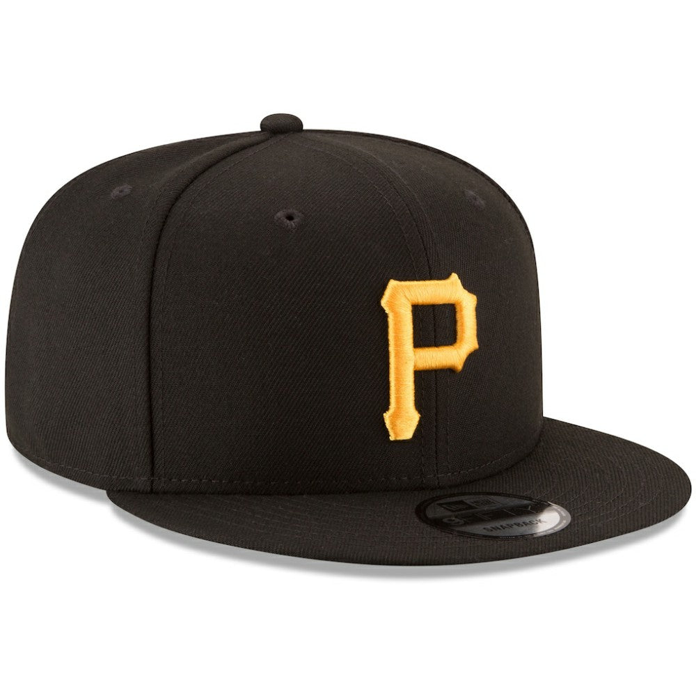 Pittsburgh Pirates Team Color 9FIFTY Snapback Hat Black