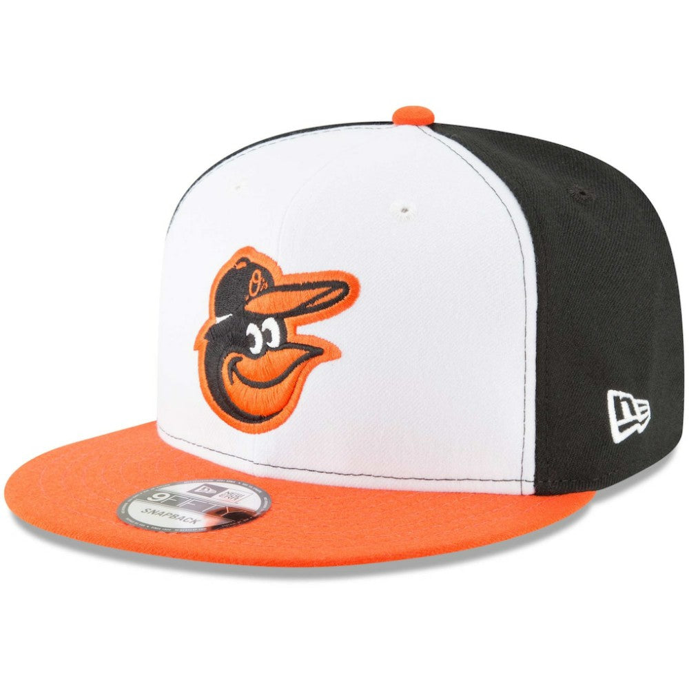 Baltimore Orioles Team Color 9FIFTY Snapback Hat White/Orange