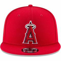 Los Angeles Angels Team Color 9FIFTY Snapback Hat Red