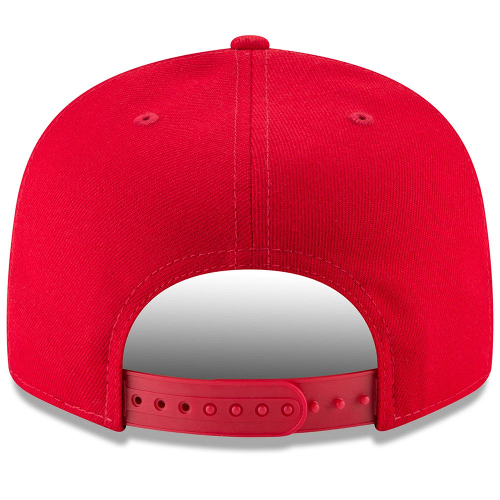Los Angeles Angels Team Color 9FIFTY Snapback Hat Red