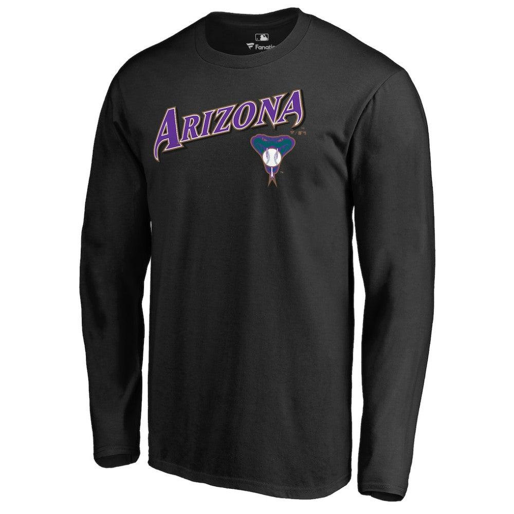 Arizona Diamondbacks Cooperstown Collection Wahconah Long Sleeve T-Shirt Black