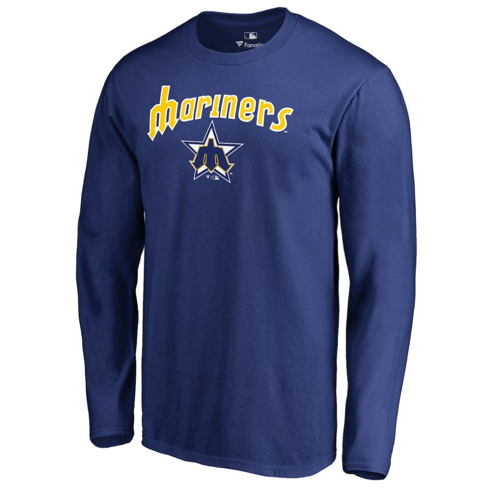 Seattle Mariners Cooperstown Collection Wahconah Long Sleeve T-Shirt Royal