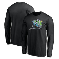 Tampa Bay Rays Cooperstown Collection Wahconah Long Sleeve T-Shirt Black