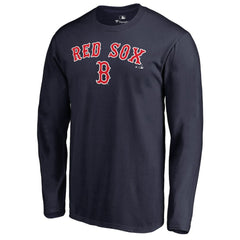 Boston Red Sox Team Lockup Long Sleeve T-Shirt Navy
