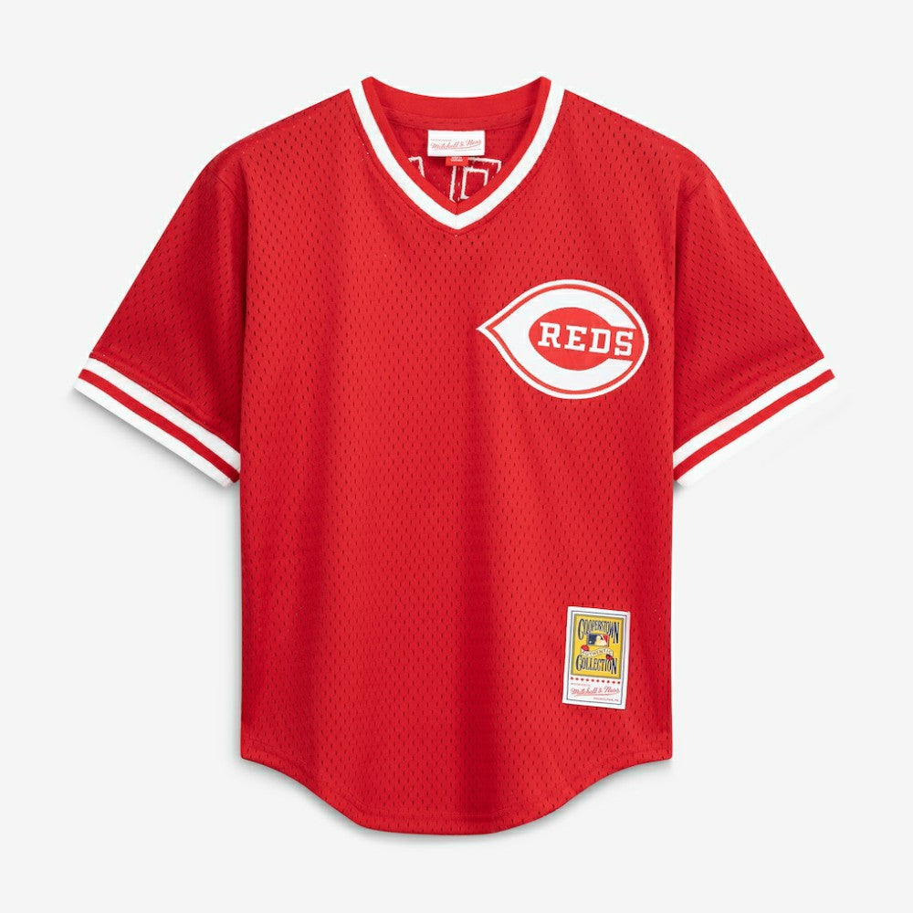 Barry Larkin Cincinnati Reds Authentic Batting Practice Jersey Red