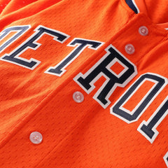 Kirk Gibson Detroit Tigers Cooperstown Collection Mesh Batting Practice Button-Up Jersey Orange