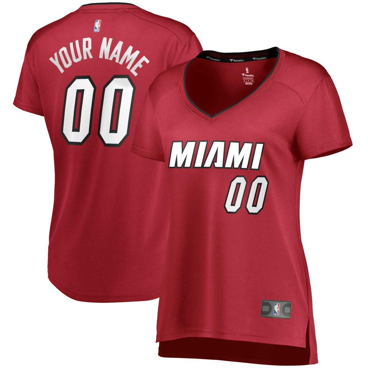 Miami Heat Women's Fast Break Replica Custom Jersey Wine - Statement Edition on sale