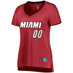 Miami Heat Women's Fast Break Replica Custom Jersey Wine - Statement Edition on sale