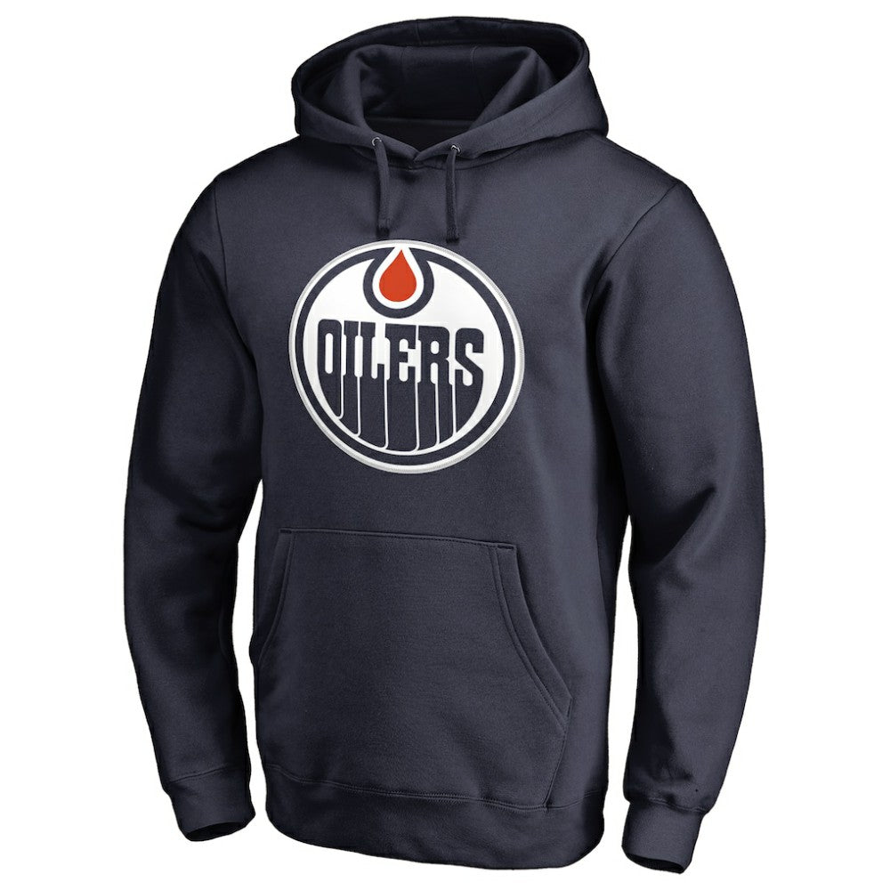 Connor McDavid Edmonton Oilers Backer Name & Number Pullover Hoodie - Navy Hoodies