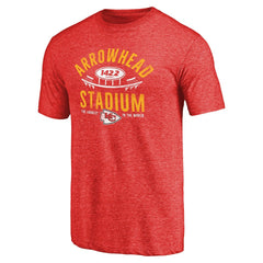 Kansas City Chiefs Hometown Collection Tri-Blend T-Shirt - Heathered Red cheap