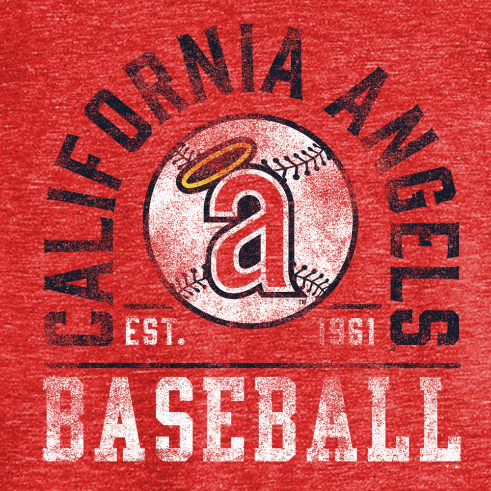 Los Angeles Angels Hometown Collection Curve T-Shirt Red