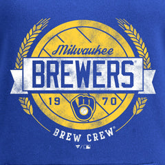 Milwaukee Brewers Hometown Collection Barrel Men T-Shirt Royal