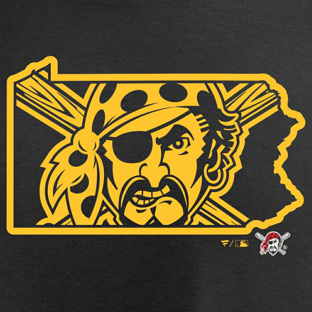 Pittsburgh Pirates Hometown Collection Bucco State Long Sleeve T-Shirt Black