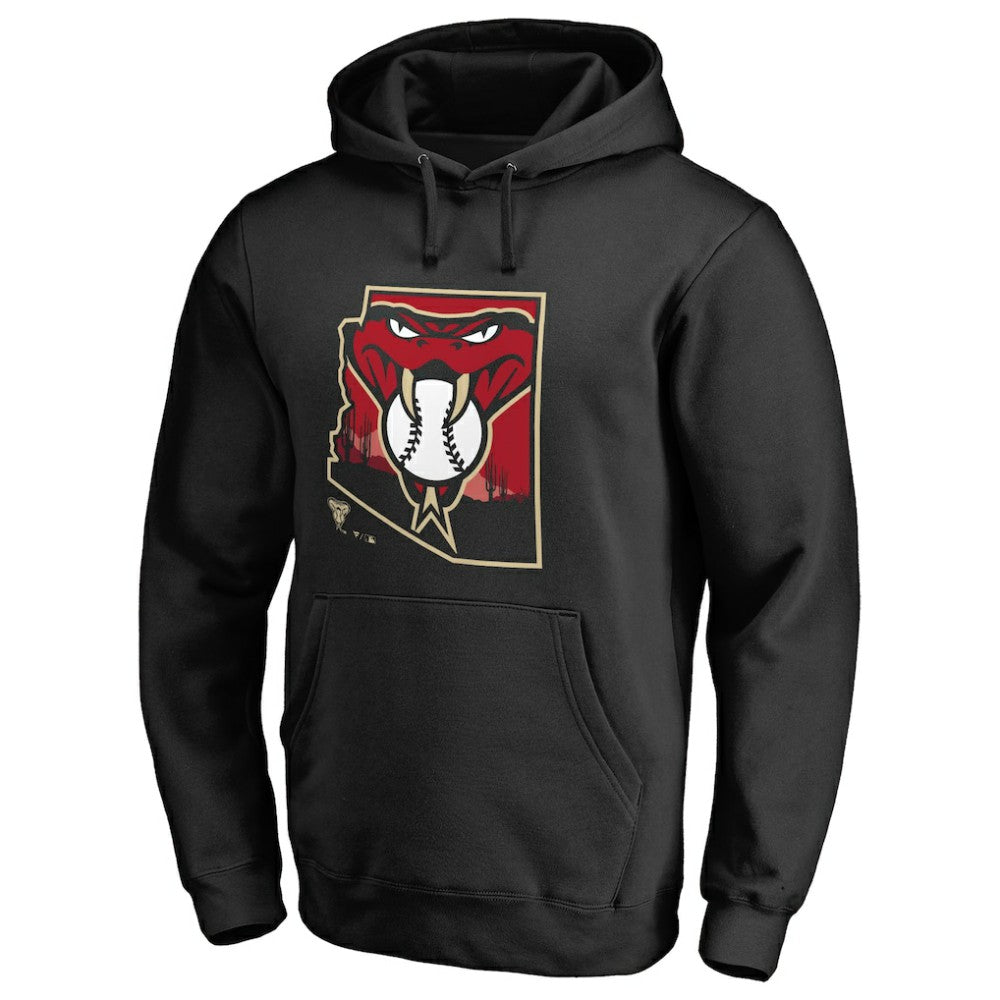 Arizona Diamondbacks Hometown Collection Baja Pullover Hoodie Black