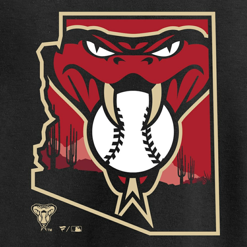 Arizona Diamondbacks Hometown Collection Baja Pullover Hoodie Black