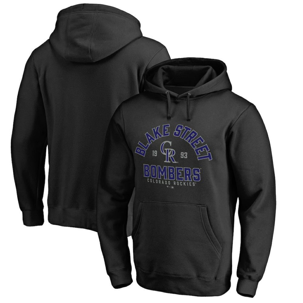Colorado Rockies Hometown Collection Blake Street Pullover Hoodie Black