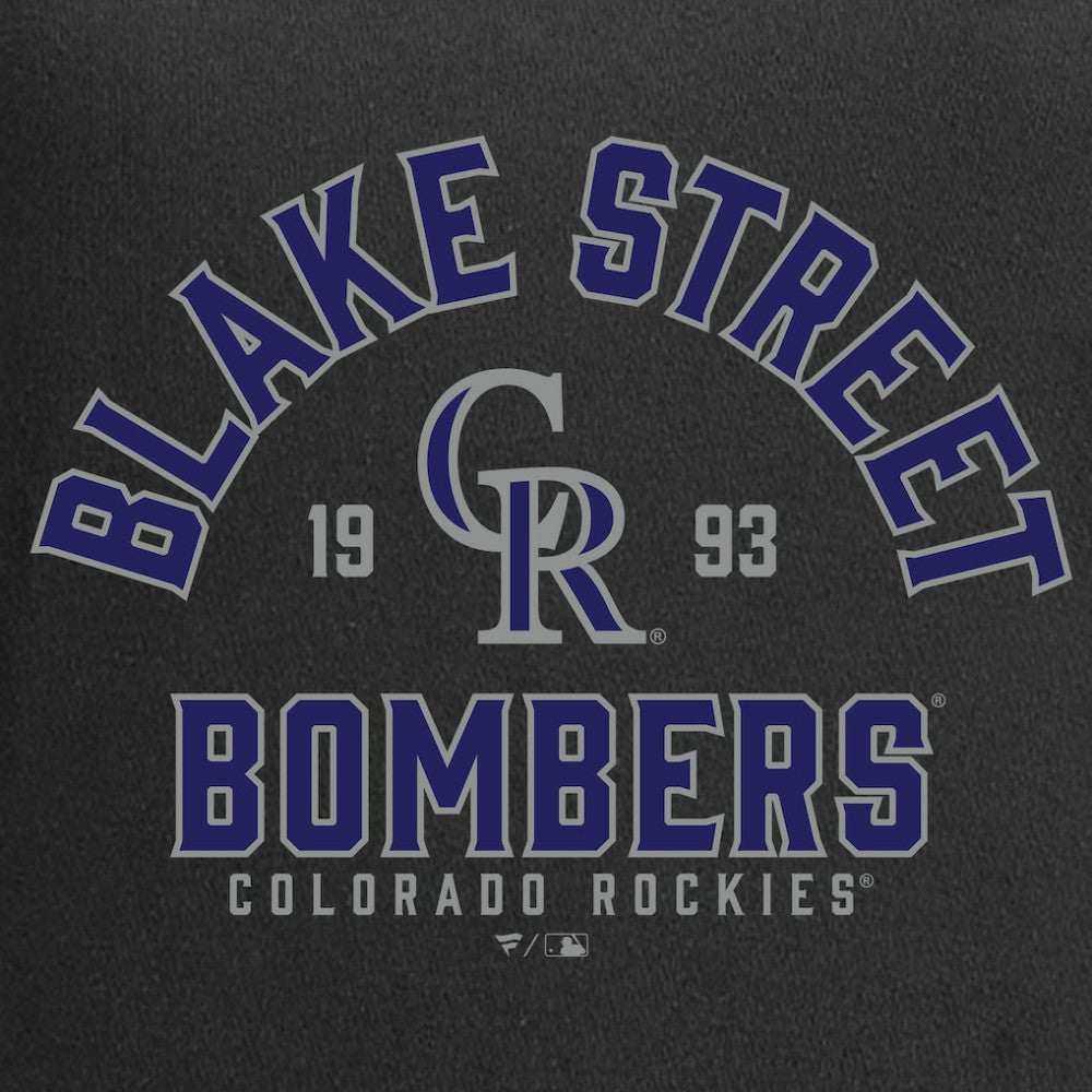 Colorado Rockies Hometown Collection Blake Street Pullover Hoodie Black