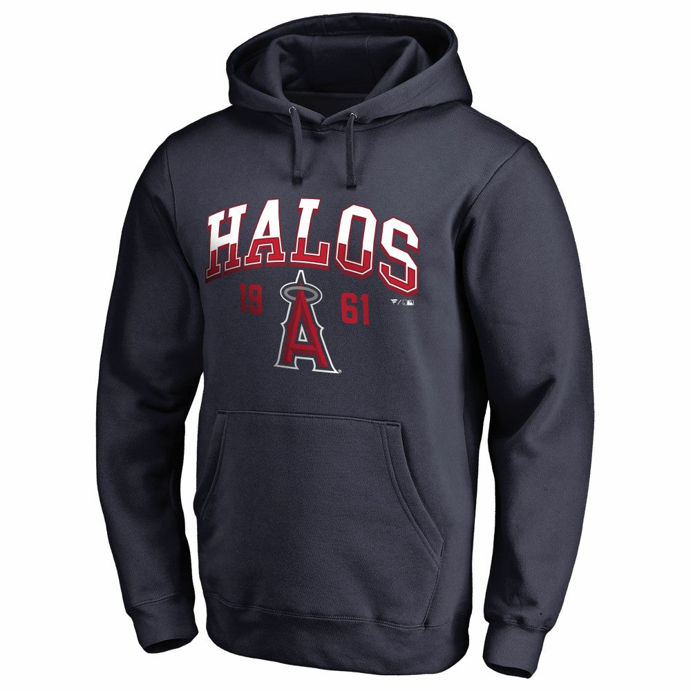 Los Angeles Angels Hometown Collection Halos Pullover Hoodie Navy