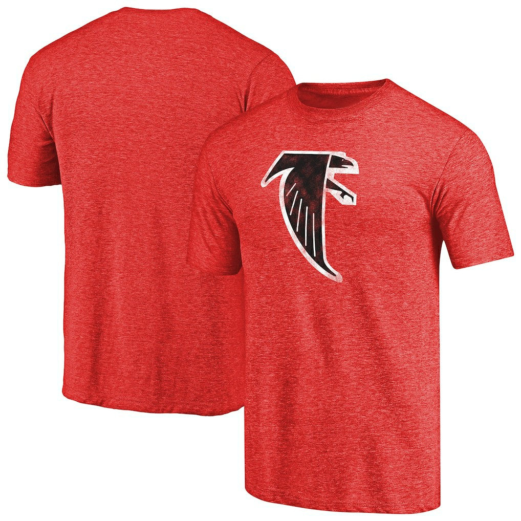 Atlanta Falcons Throwback Logo Tri-Blend T-Shirt - Red cheap