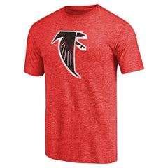 Atlanta Falcons Throwback Logo Tri-Blend T-Shirt - Red cheap