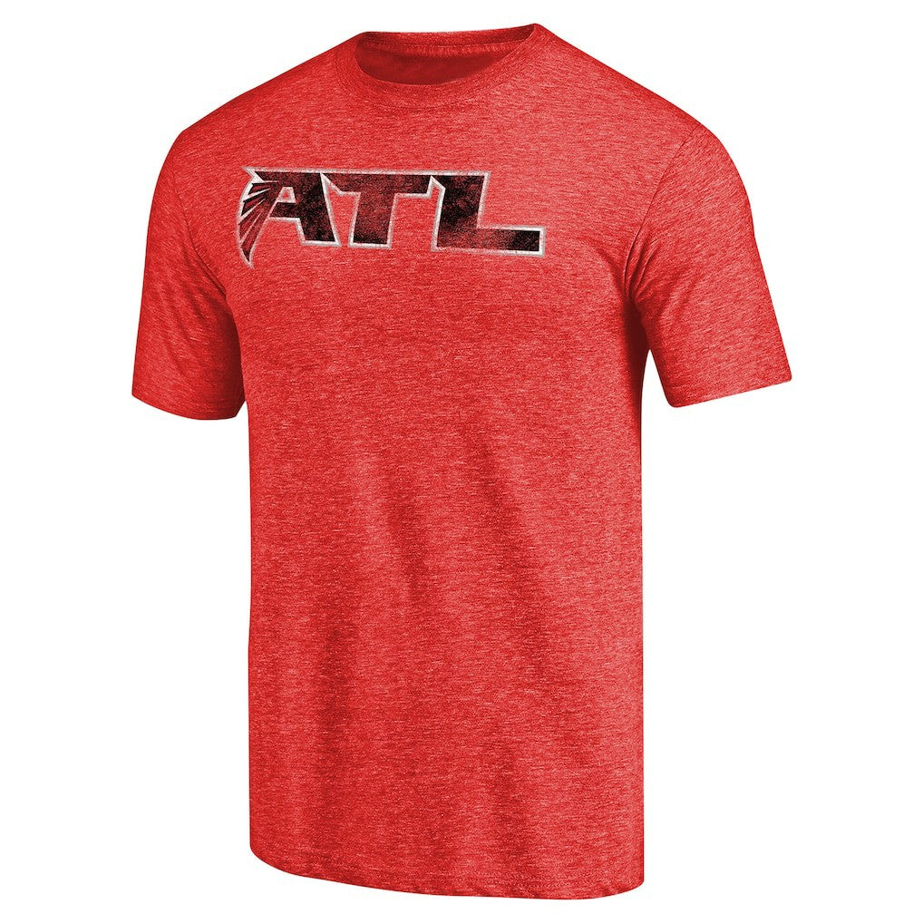 Atlanta Falcons Distressed Alternate Logo Secondary Tri-Blend T-Shirt - Red cheap