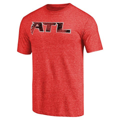 Atlanta Falcons Distressed Alternate Logo Secondary Tri-Blend T-Shirt - Red cheap