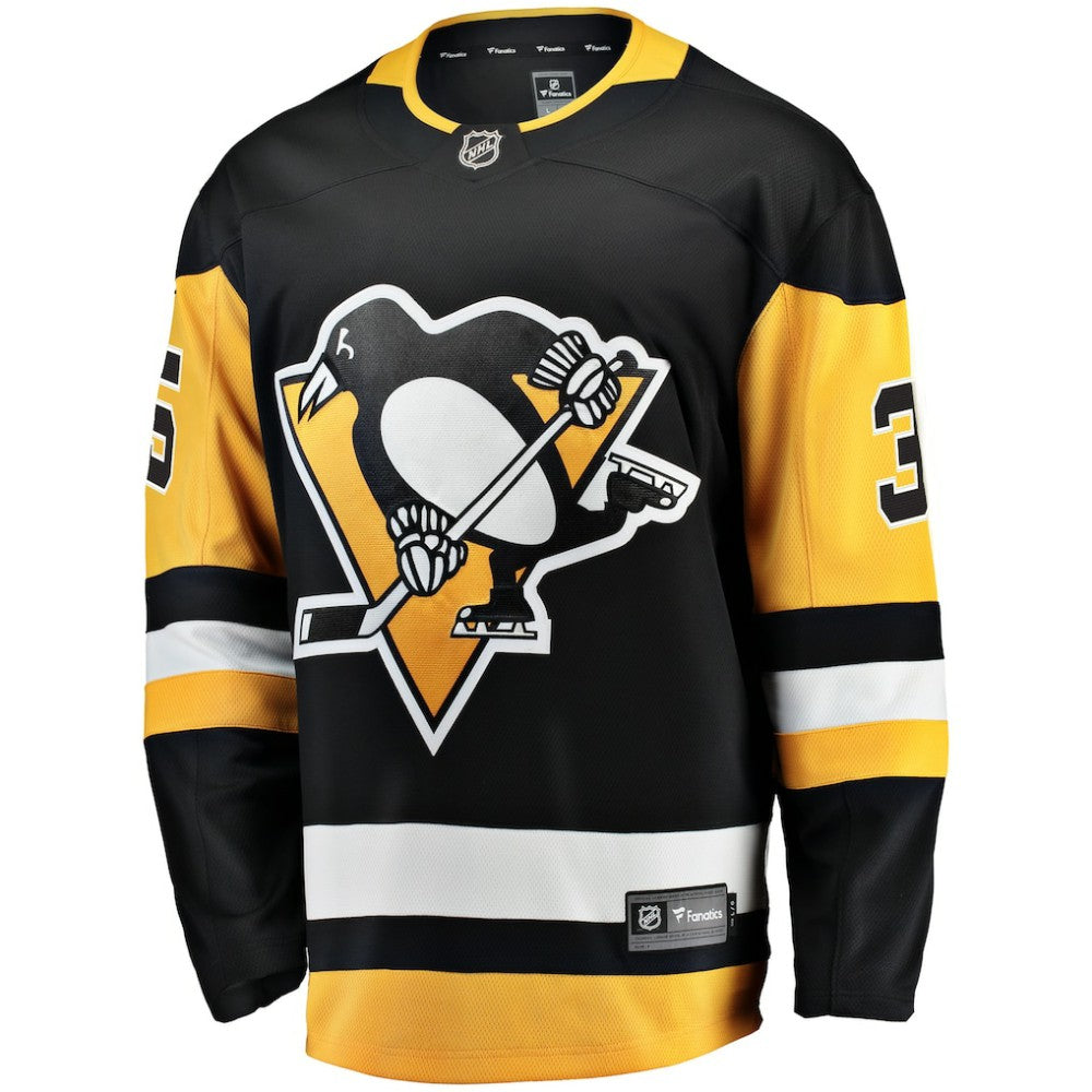 Tristan Jarry Pittsburgh Penguins Fanatics Home Breakaway Player Jersey - Black Jerseys